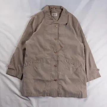빈티지 구제 의류 90s 래글런 기모 몰스킨 미들 스텐카라 코트