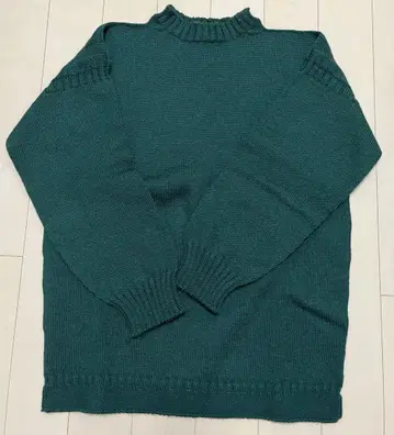 간지 울렌즈 간지 스웨터 그린 영국제