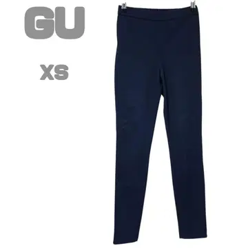 GU 단종 레깅스 팬츠 네이비 XS 코튼 혼방
