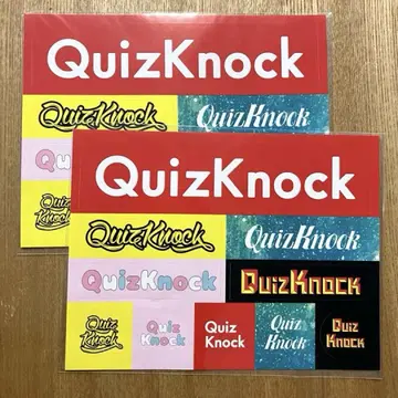121 QuizKnock 퀴즈노크 스티커 시트 씰