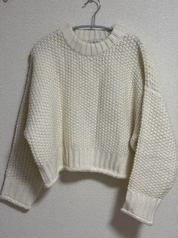 laubeblanc 크롭 니트 탑