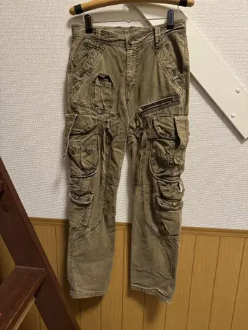 y2k 카고 팬츠 기믹 팬츠 본지티 팬츠