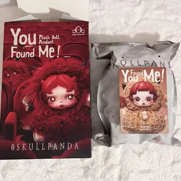 스컬팬더 You Found Me! 봉제 인형 펜던트