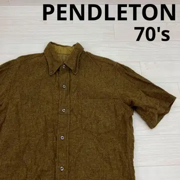 PENDLETON 펜들턴 70's 반팔 울 셔츠
