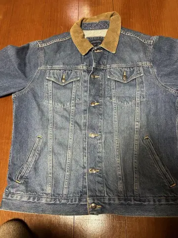 Lands' End 데님 자켓 코듀로이 옷깃