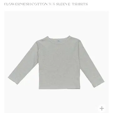 FlowerMesh Cotton 3/4 Sleeve T-Shirt