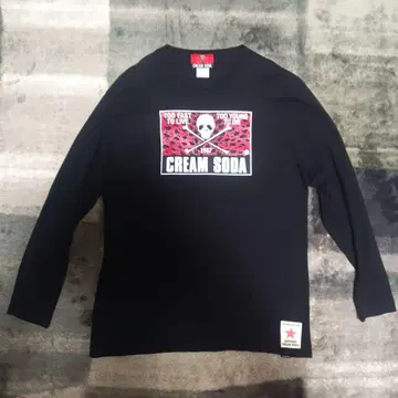 CREAM SODA 블랙 긴팔 셔츠 L 사이즈