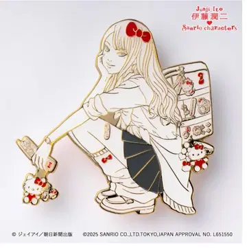 이토 준지 x 산리오 캐릭터즈 핀즈 갸루 토미에 x 헬로키티