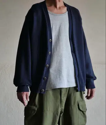 00 s L.L.Bean 코튼 가디건 구제 의류