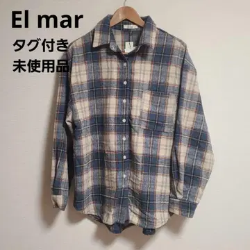 [ CANAL JEAN ] El mar 울 혼방 체크 셔츠 자켓