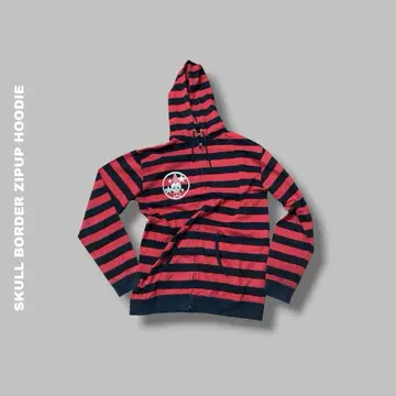 SKULL BORDER ZIPUP HOODIE 3024T 후드티