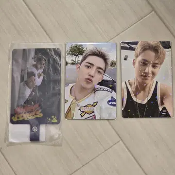 SEVENTEEN CxM 1stAlbum 구매 혜택 트레이딩 카드+폰 탭