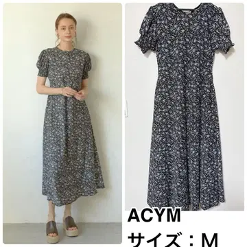 ACYM Lily flower long 원피스 아심