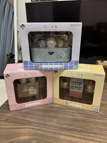 치이카와 피규어 3체 세트 A상, B상, C상 제일복권