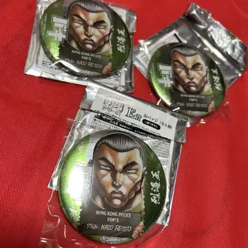 바키 캐릭터 드로잉 캔뱃지 렛카이오 3개 세트