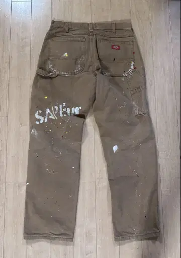 레어 SAPEur Dickies 사풀 x 디키즈 페인터 팬츠