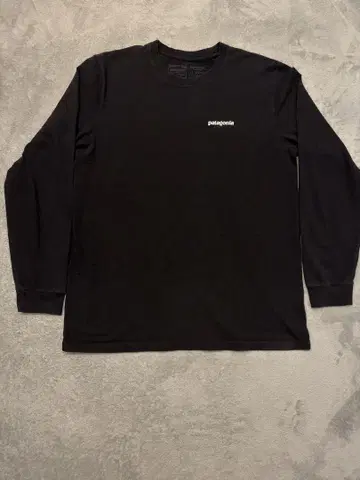 patagonia 블랙 긴팔T셔츠 M