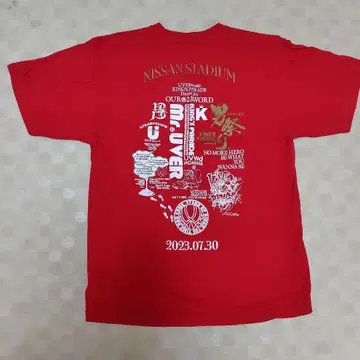UVERworld NISSAN STADIUM 2023 티셔츠 XL