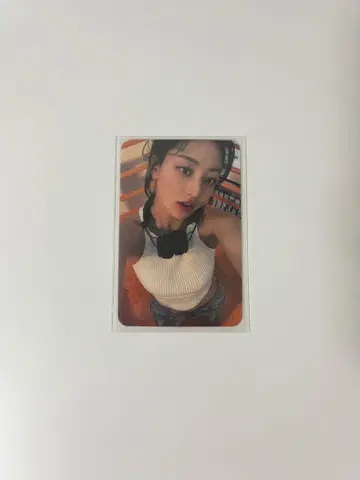 twice 지효 ZONE 특전 트레이딩 카드