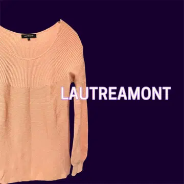 LAUTREAMONT/로트레아몽 살몬 핑크 긴팔 니트 [ 새상품급 ]