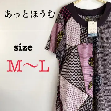 앳홈 [ M~L ] 여성용 반팔 튜닉 수분 흡수 속건성 미사용 새상품
