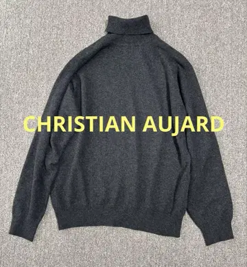 CHRISTIAN AUJARD 캐시미어 부드러운 터틀넥 니트