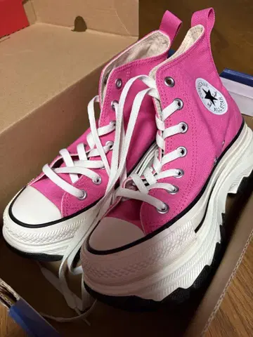 미사용 converse 통굽 스니커즈