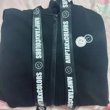 AMPTAKCOLORS 그래피티 후드티 블랙