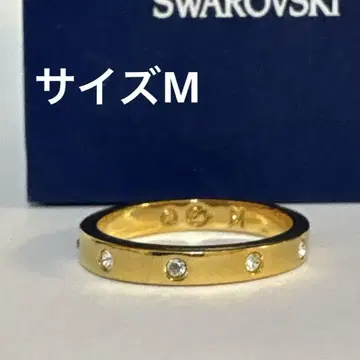 SWAROVSKI 스와로브스키 골드 링 반지 M