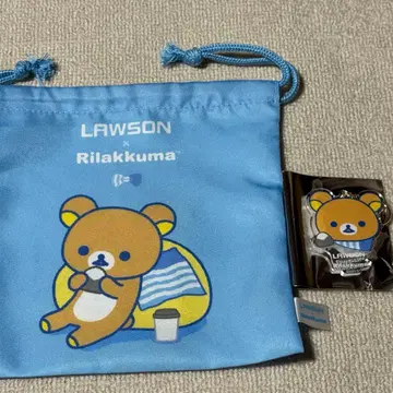 로손 x 리락쿠마 G상 아크릴 키링 F상 복조리 LAWSON 한정판