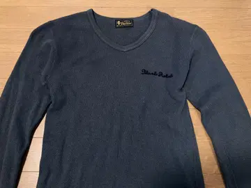 RUDE GALLERY BLACK REBEL 써멀 V 그레이 S 자수