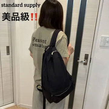 새상품급 스탠다드 서플라이 면 나일론 뉴 타이니 데이팩 그린 일본제