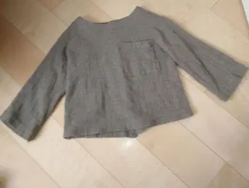 새상품급 ICHI 이치 울 와이드 풀오버 긴팔 보트넥