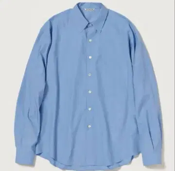 오라리 WASHED FINX TWILL SHIRT 사이즈 4