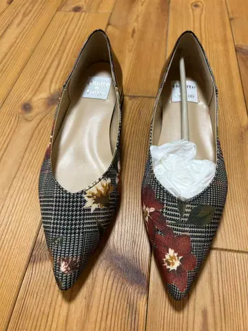 Odette e Odile 플라워 무늬 펌프스 24.5cm 미사용 새상품