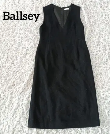 Ballsey 투모로우랜드 오버롤 스커트 울 일본제 v넥