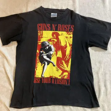 90s guns n roses 투어 T셔츠