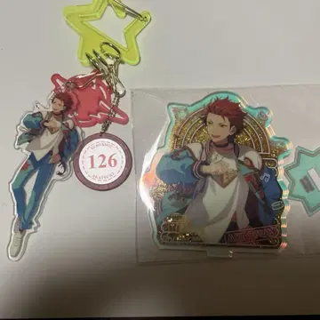 앙스타 키류 쿠로 7주년 잭팟 참 세트 네온 패널 동상