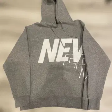 NEW ERA 그레이 후드티 XL