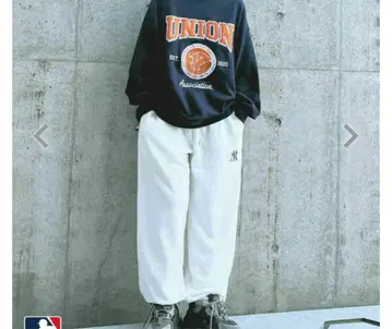 미사용 새상품 MLB 스웨트 팬츠 L NY 양키스