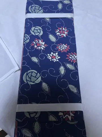 순수 실크 리버서블 반폭 오비