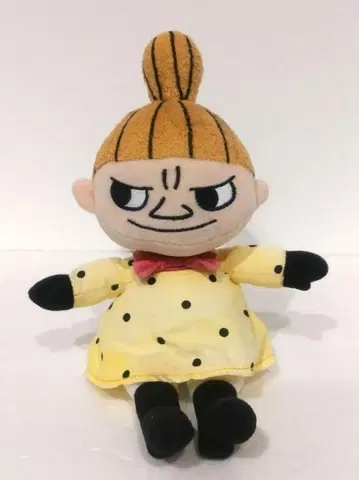 무민전 리틀 미이 봉제 인형 옐로우 컬러 도트 MOOMIN