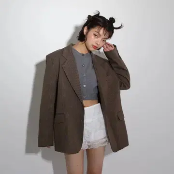 [ judin(RiLi) ] Check tailored jacket
