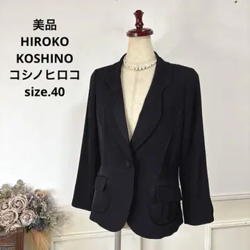 93 새상품급 HIROKOKOSHINO 코시노 히로코 블랙 자켓