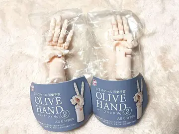 OLIVE HAND 올리브 핸드 가챠 페일 오렌지 양손 세트 2