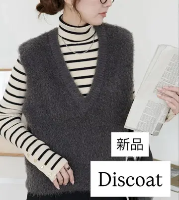 페더얀 튜닉 베스트 디스코트 그레이 새상품 Discoat