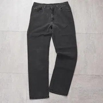 Lee 리 W34 블랙 데님 하의 팬츠 구제 의류 블랙 13023