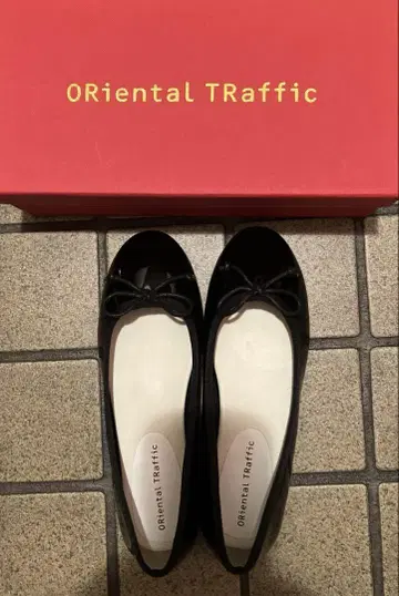 ORiental TRaffic 블랙 플랫 레인슈즈 22.5cm