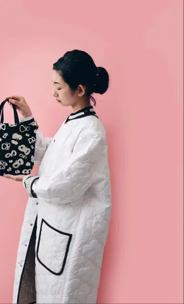 새상품급 mina perhonen flower quilt 퀼트 코트 36