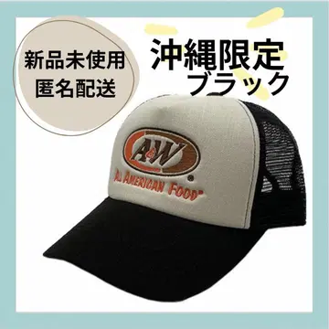 수량 한정 A&W 트래커캡 메쉬 캡 야마다 렌 오키나와 블랙